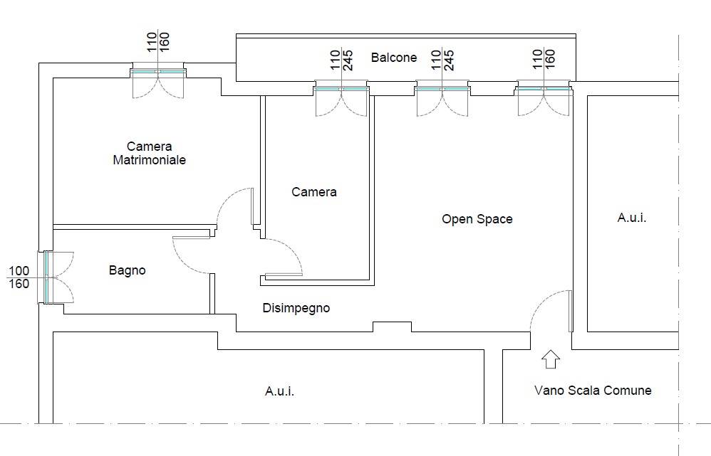 Trilocale in vendita con cantina a Lurate Caccivio