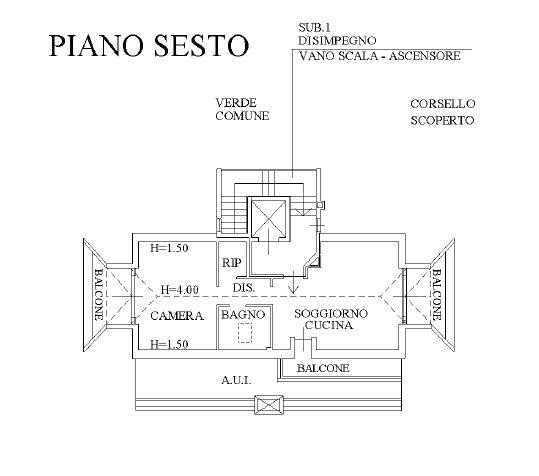Ottimo bilocale con vista panoramica! 