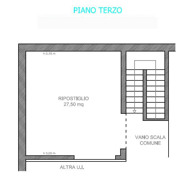 PIANO TERZO (SOLAIO)