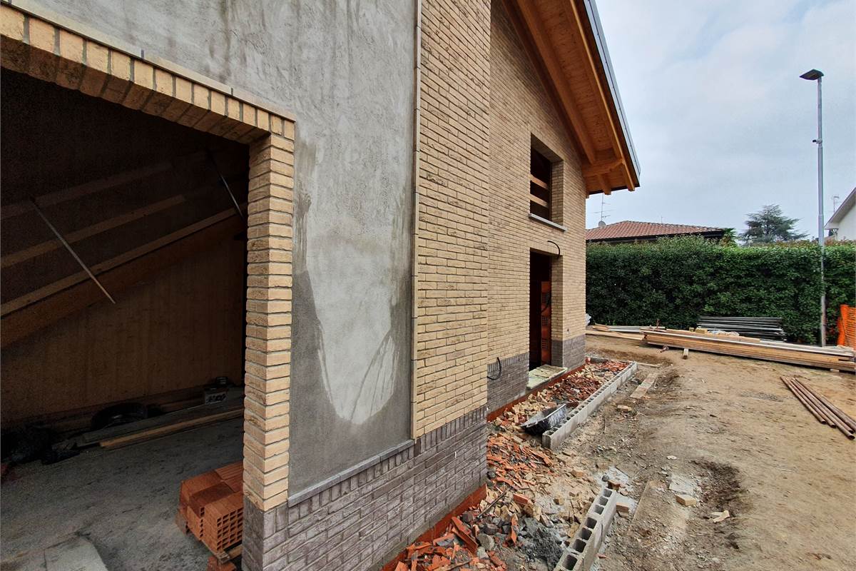 Villa Singola in costruzione a Mozzate 