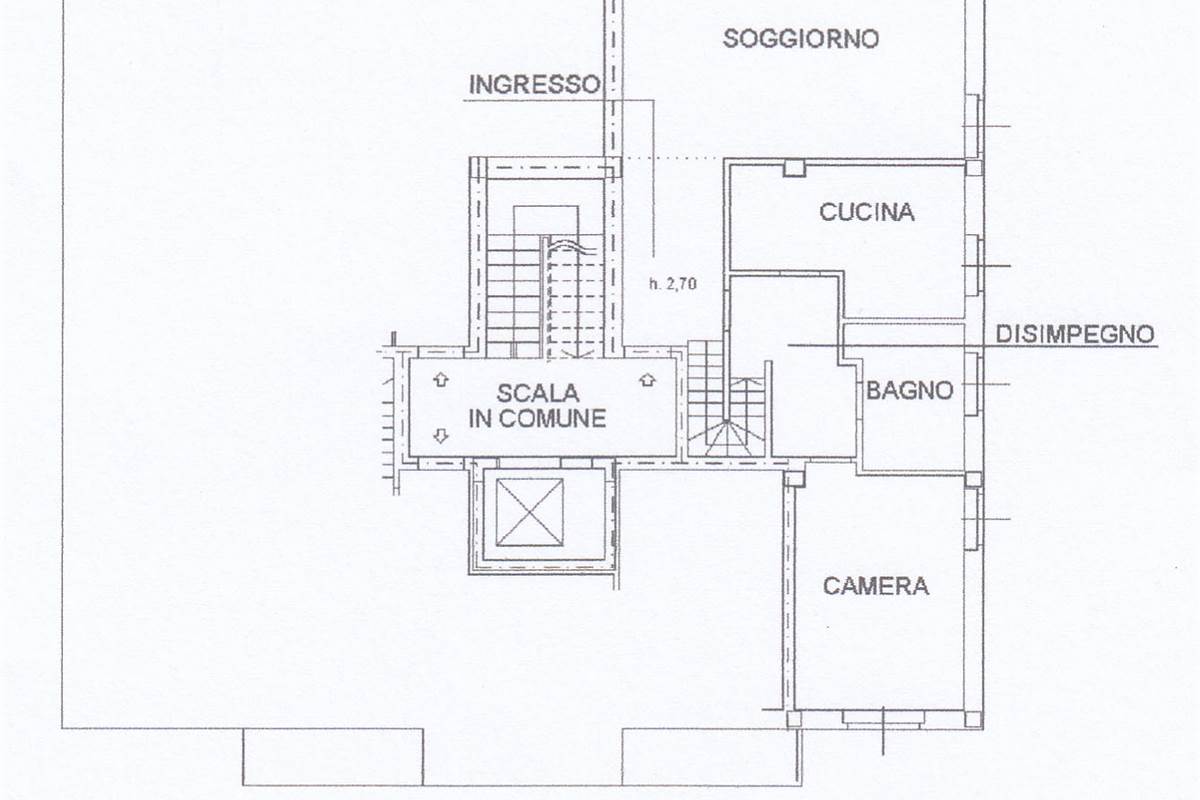 Appartamento su due livelli a Lomazzo 