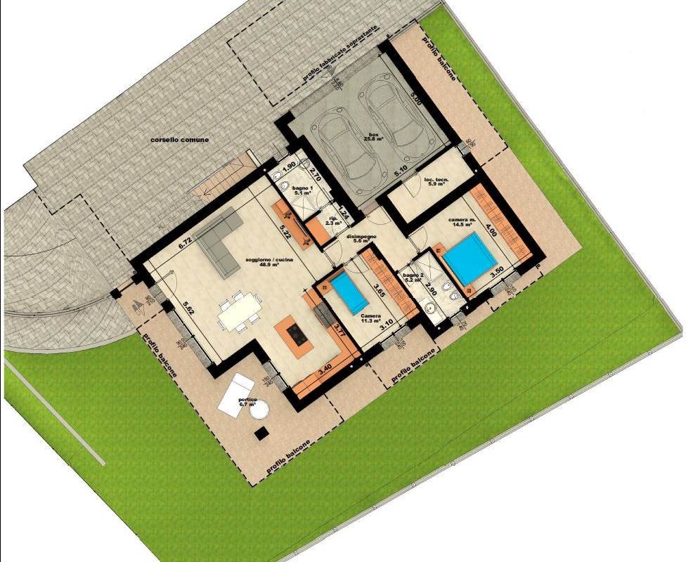 planimetria appartamento/box