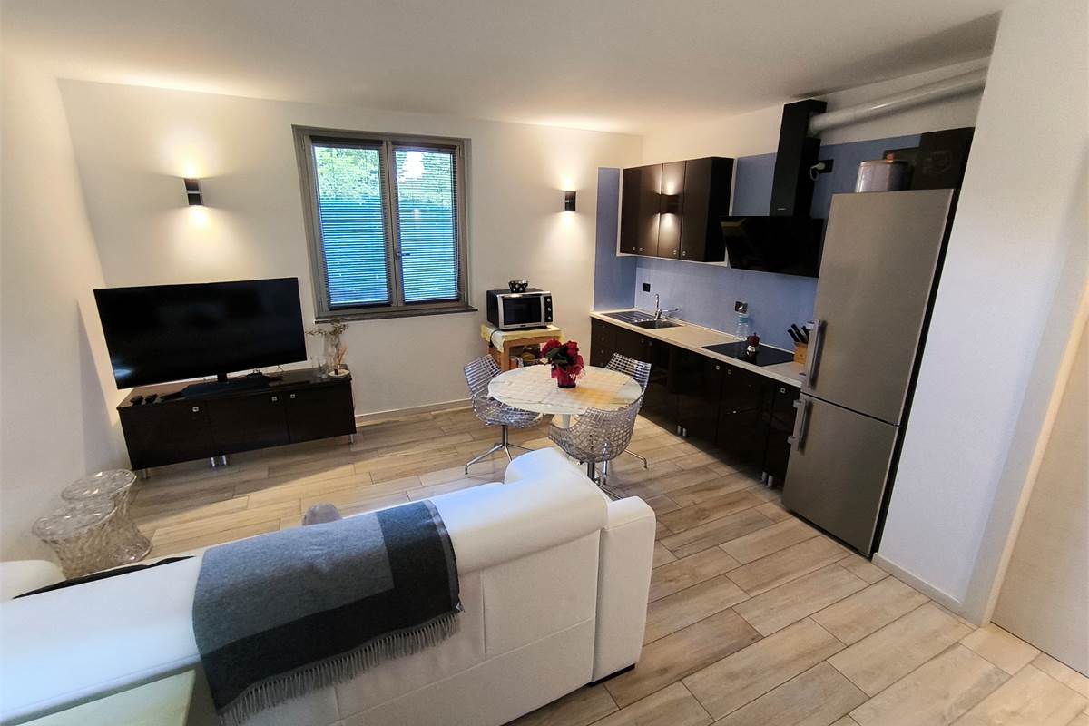 soggiorno con cucina