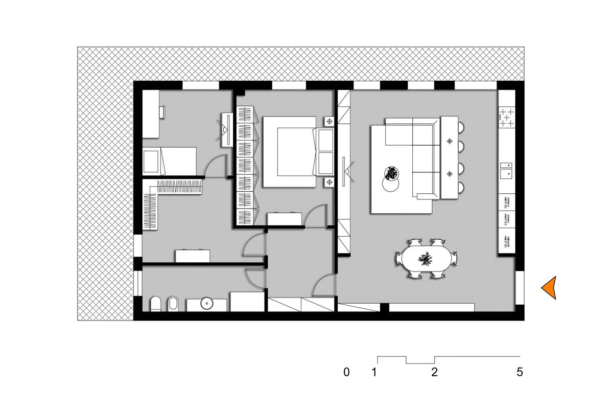 QUADRILOCALE CON TERRAZZO DI 54 MQ!