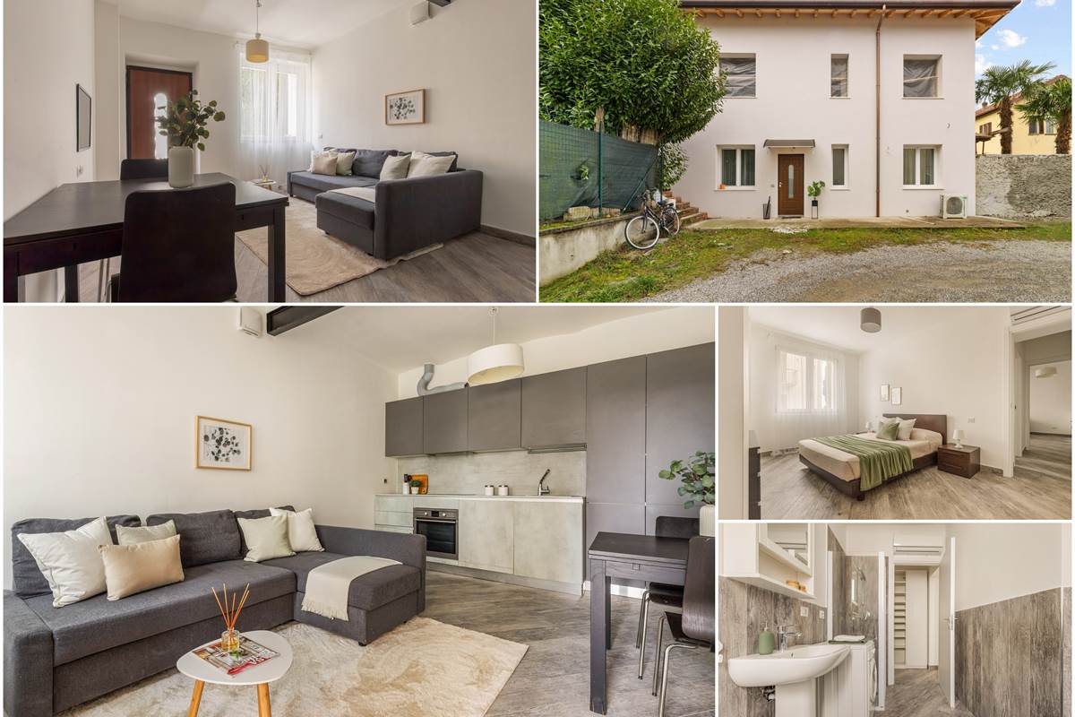 BILOCALE RISTRUTTURATO A NUOVO CON AREA ESTERNA E POSTO AUTO COPERTO 