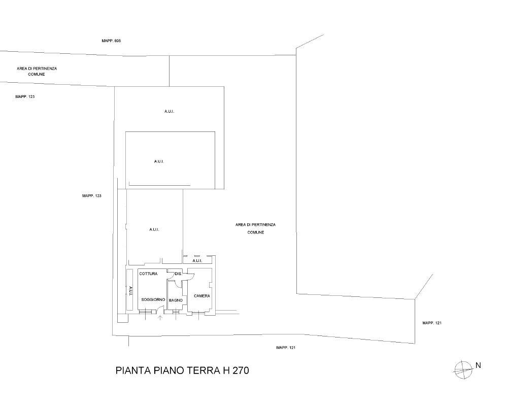 BILOCALE RISTRUTTURATO A NUOVO CON AREA ESTERNA E POSTO AUTO COPERTO 