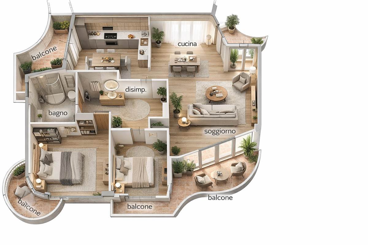 TRILOCALE DA RISTRUTTURARE