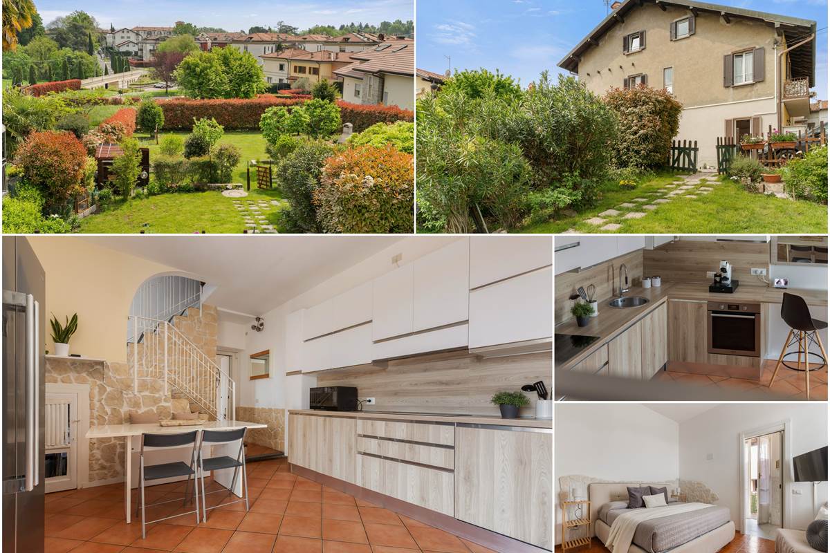 PORZIONE DI CASA CON GIARDINO