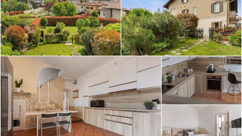 PORZIONE DI CASA CON GIARDINO