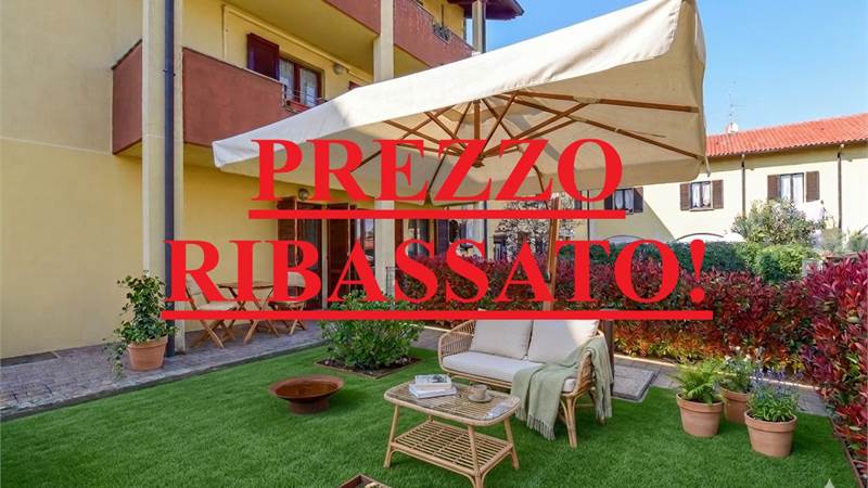 Bilocale con giardino, taverna e box – Briosco centro