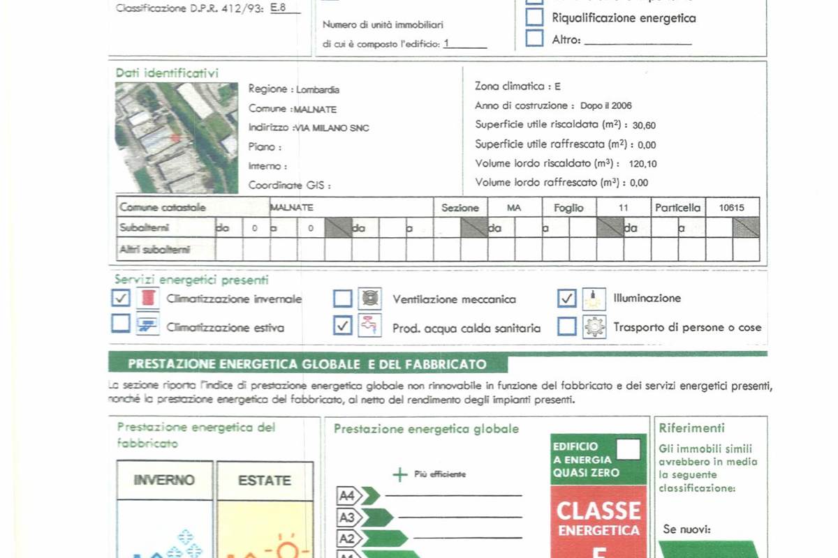 MALNATE località Gurone, CAPANNONE di 400 Mq