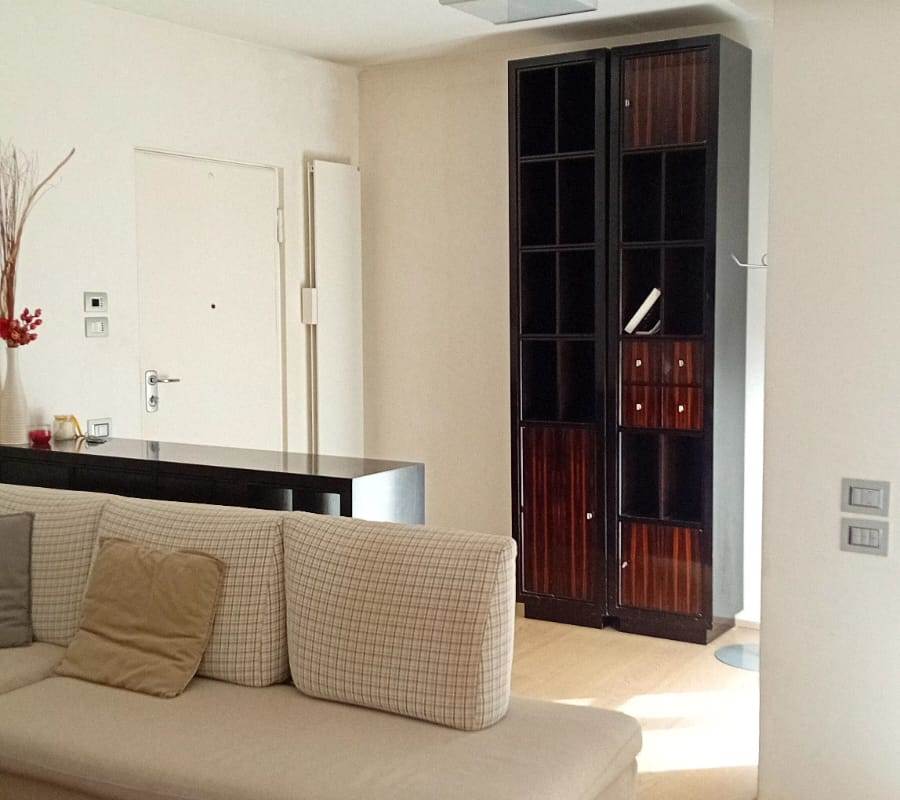 CARIMATE affitto TRILOCALE arredato con giardino