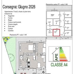CANTU' nuovi TRILOCALI con giardino e posto auto