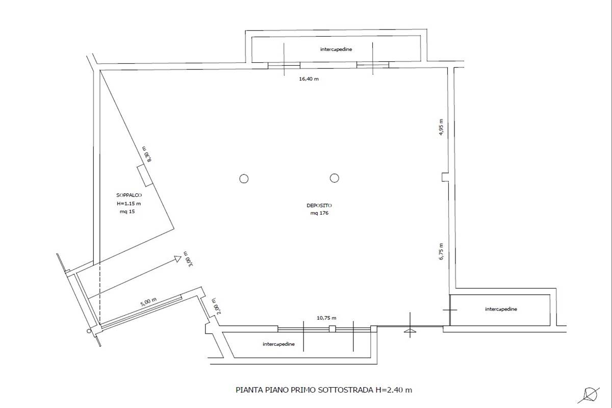 CANTU' Via Manzoni affitto DEPOSITO Mq 176