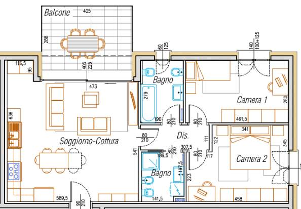 Nuovo trilocale con giardino + BOX incluso