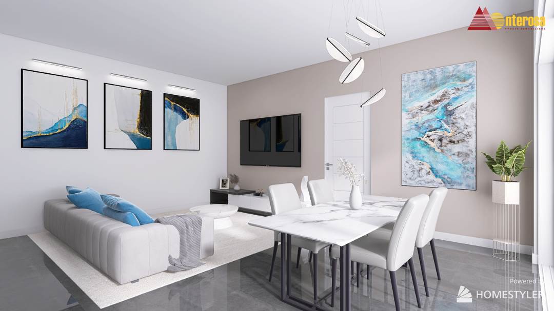 Nuovo trilocale con giardino 