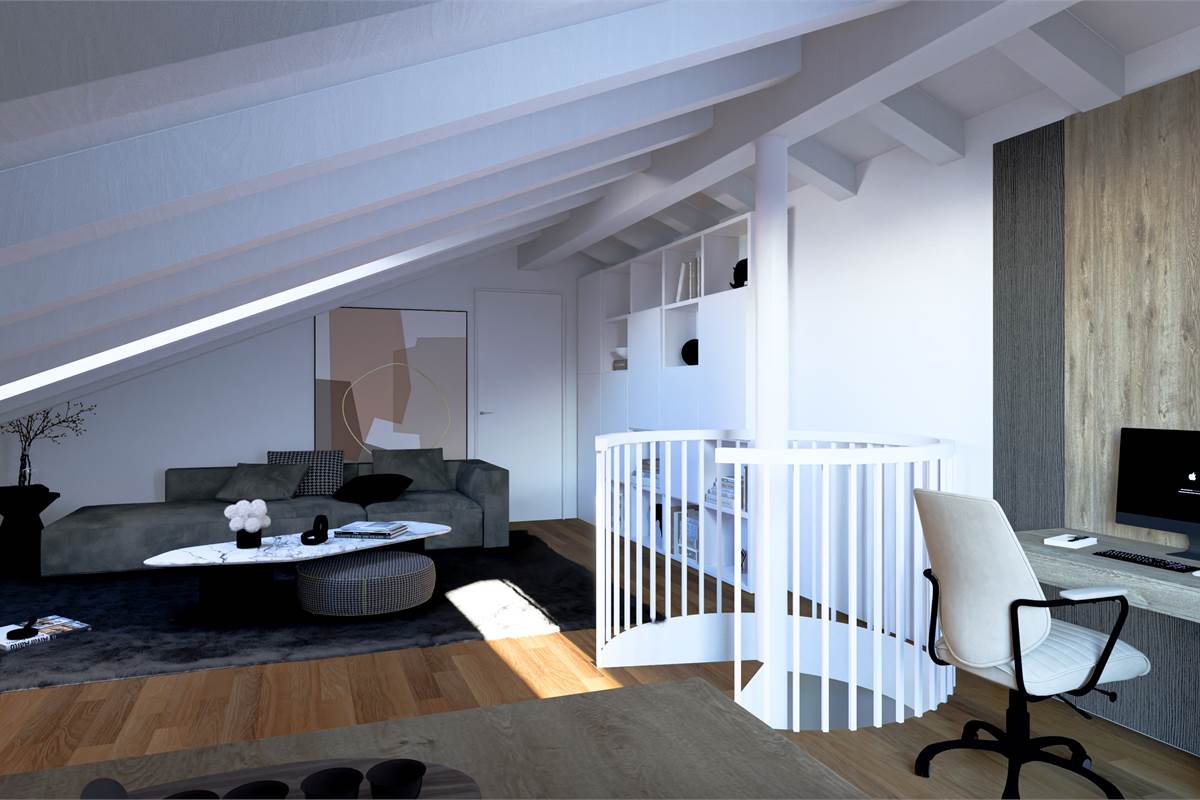 Nuovo attico con terrazzo