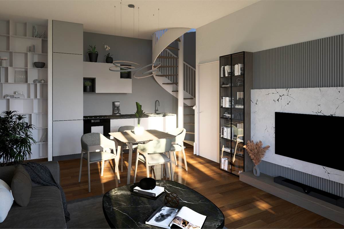 Nuovo attico con terrazzo