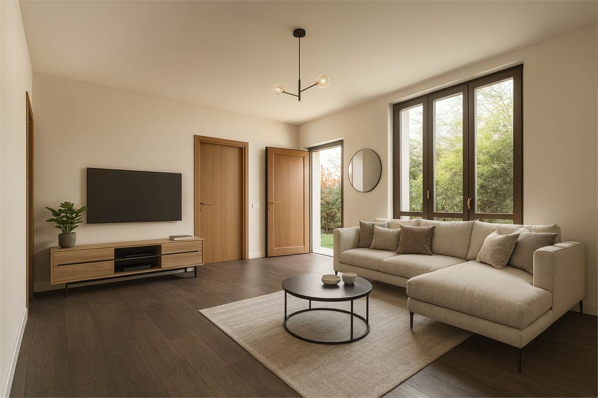 Moderna villetta a schiera di testa