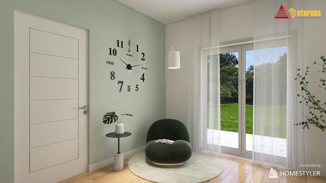 Nuovo trilocale con giardino 