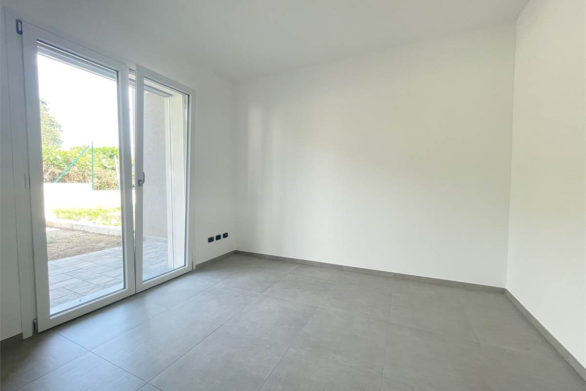 Nuovo trilocale con giardino