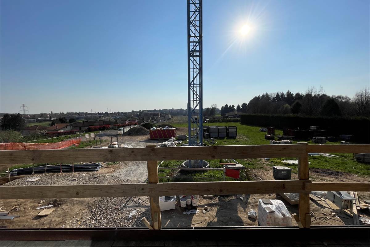 Nuovo trilocale con terrazzo e box doppio