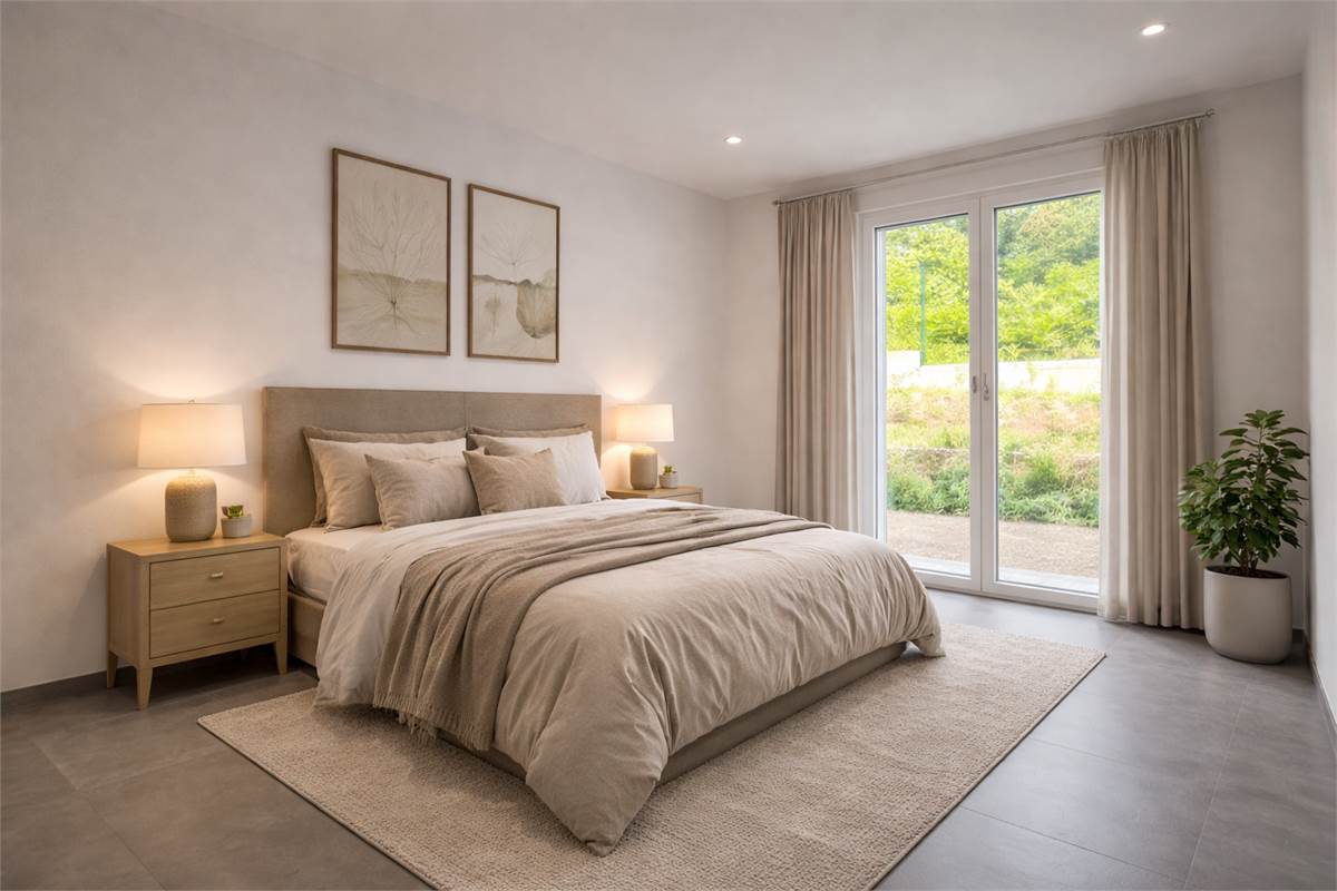 Nuovo trilocale con giardino