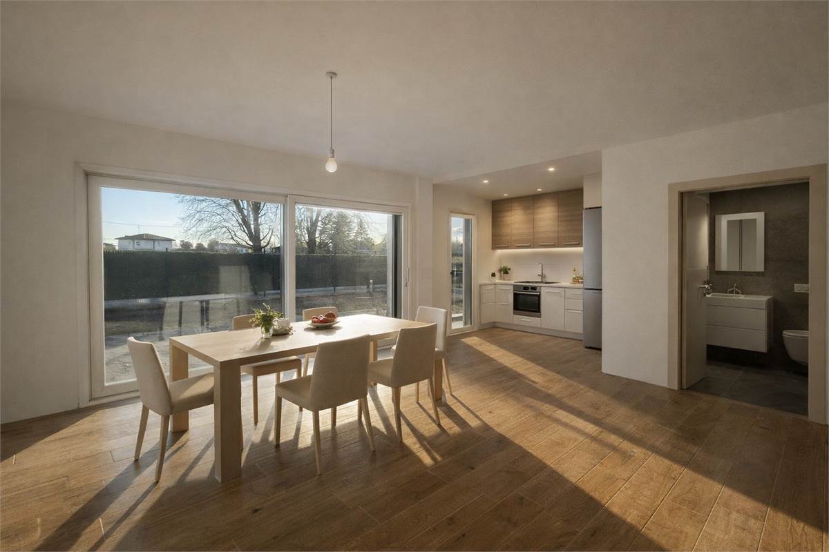 Nuovo trilocale con giardino