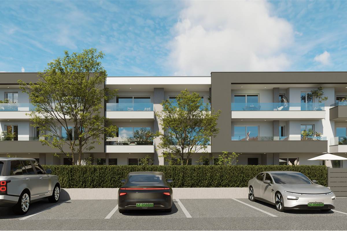 Nuovo trilocale con giardino