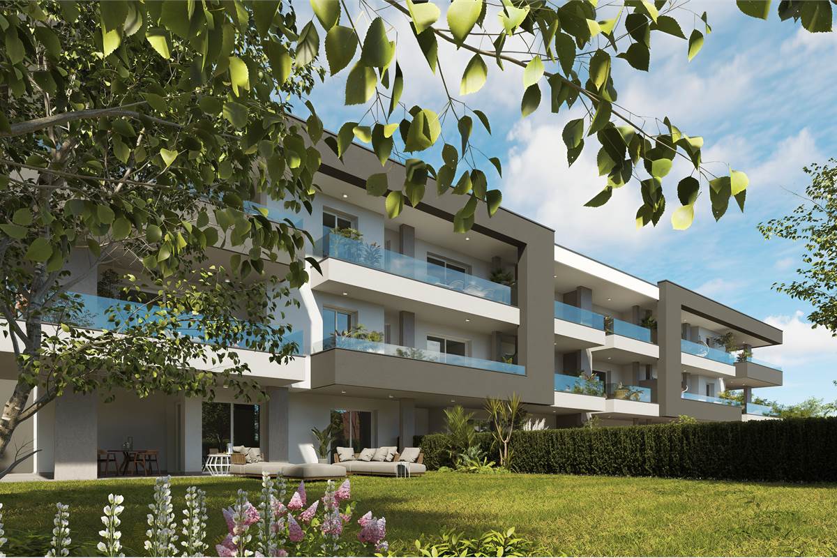 Nuovo trilocale con giardino