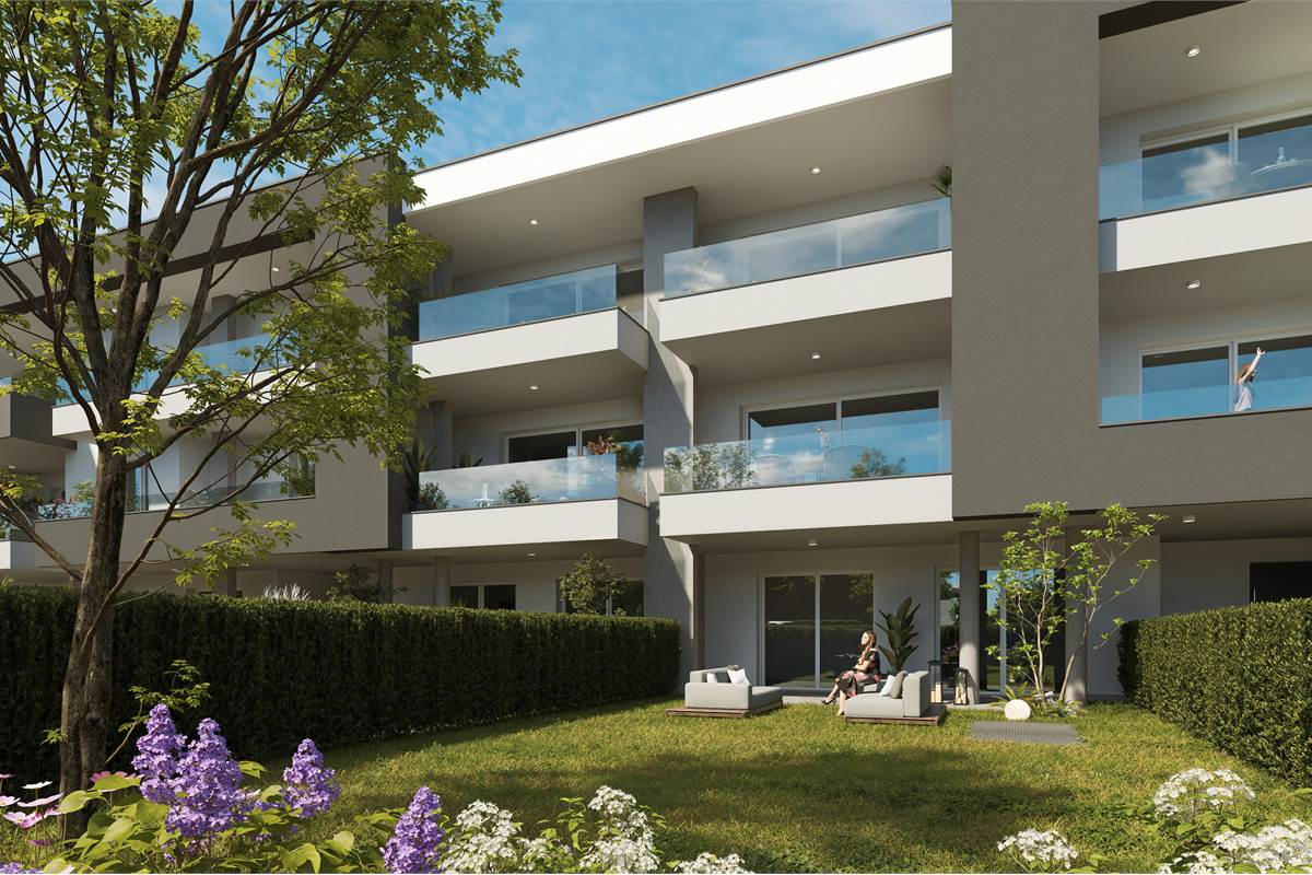 Nuovo trilocale con giardino