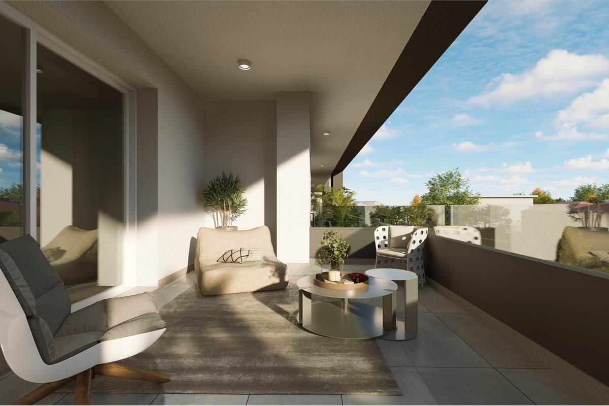 Nuovo trilocale con terrazzo