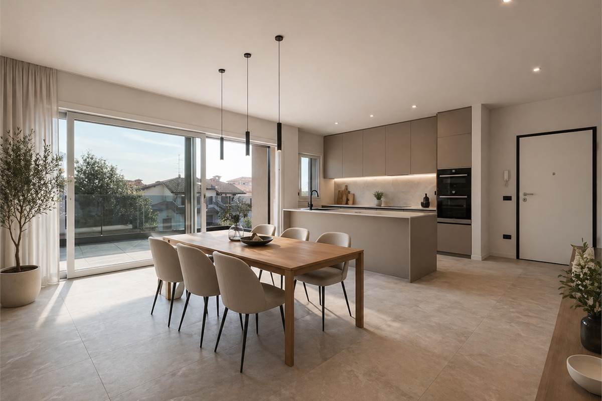 Nuovo trilocale con terrazzo