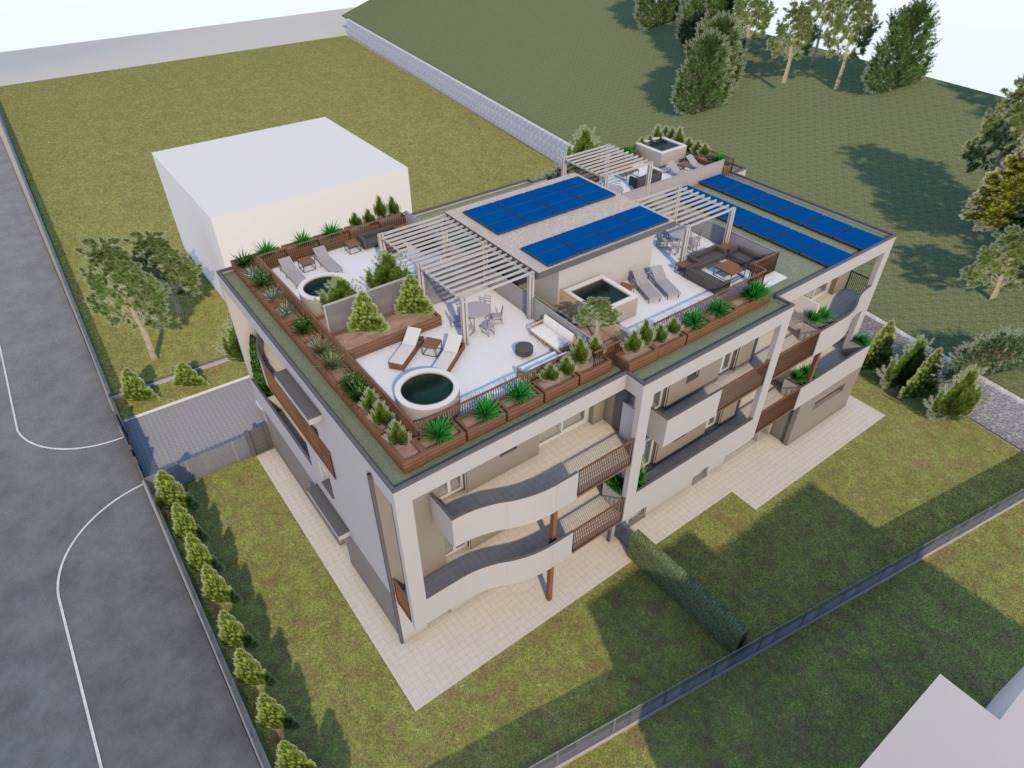 LONGONE:N.9 QUADRILOCALE CON TERRAZZE ULTIMO PIANO