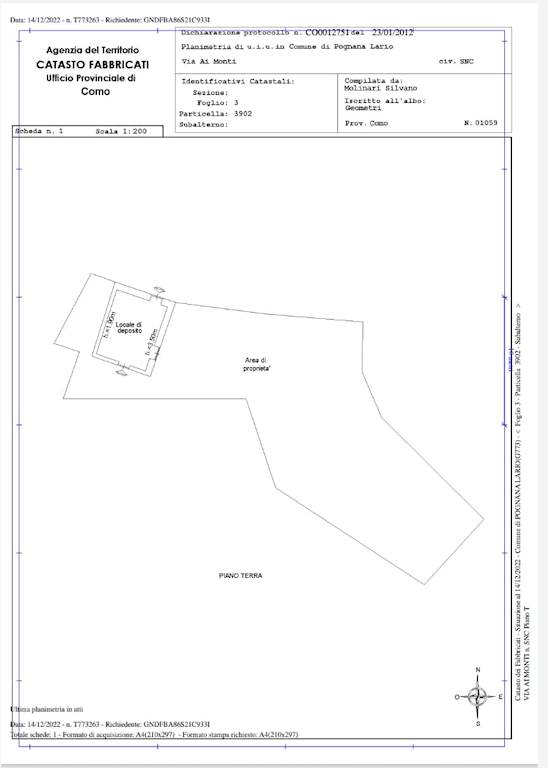 Appartamento in villa di mq 133 con terreno 